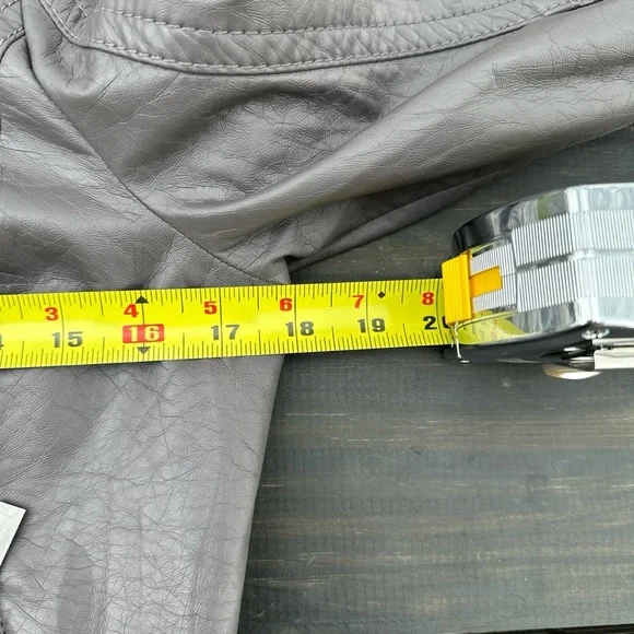 J2 Vegan Friendly Faux Leather Jacket Womens Sz M - Picture 5 of 7